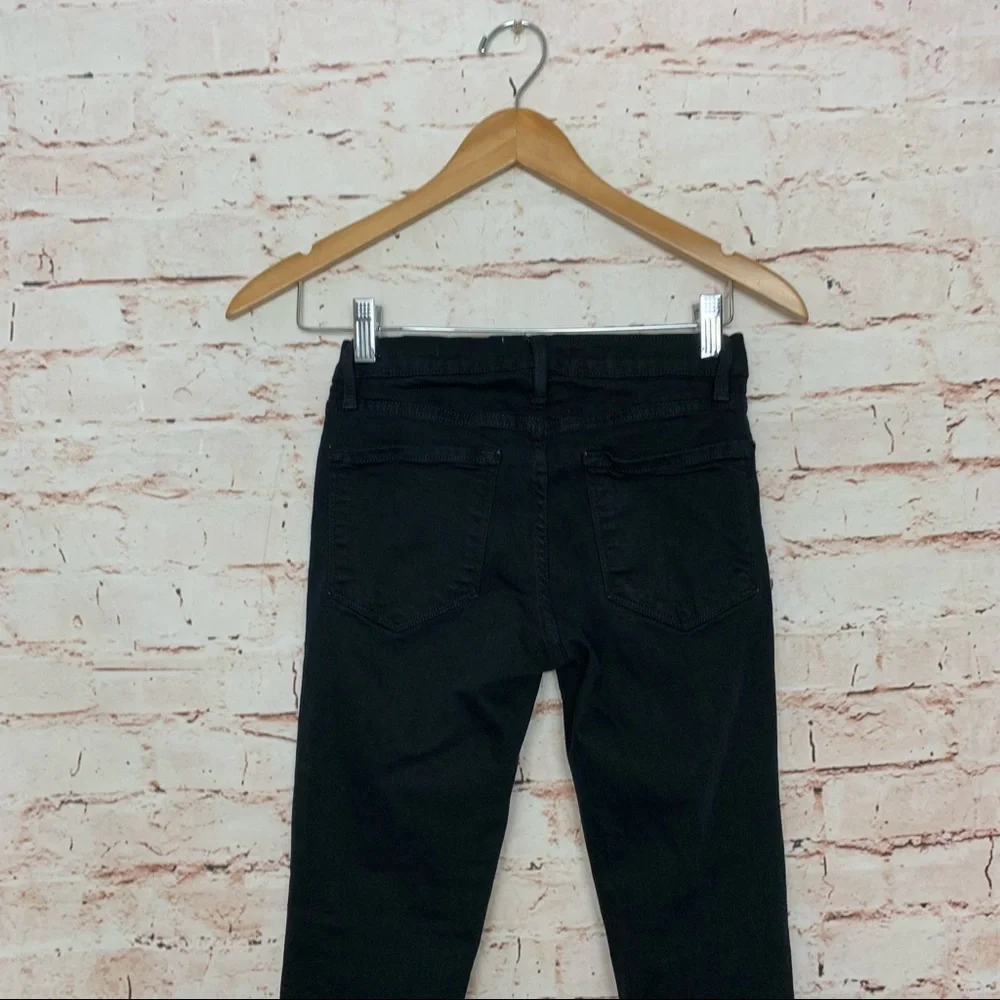 Frame Le Skinny De Jeanne Black Jeans Size 24 - Picture 7 of 9